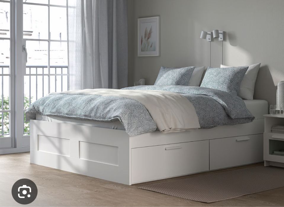 Cama ikea brimnes 160x200 branca