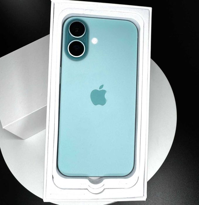 Apple iPhone 16 128GB Teal Nieużywany 100% Bat 0 Cykli 6Msc Gwarancji