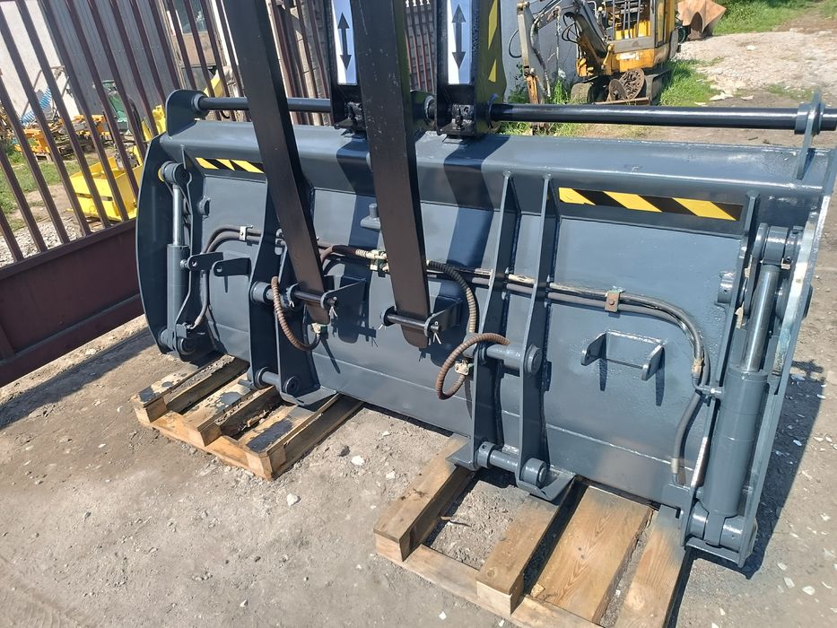 jcb 3cx krokodyl 230cm  pług chwytak łyzka przedni koparka