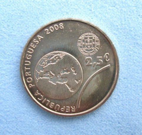 Moeda de € 2.50 Jogos Olímpicos Pequim 2008 nova