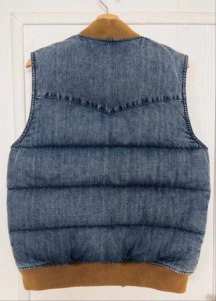 Męska kamizelka Levi’s XS – denim & ocieplana