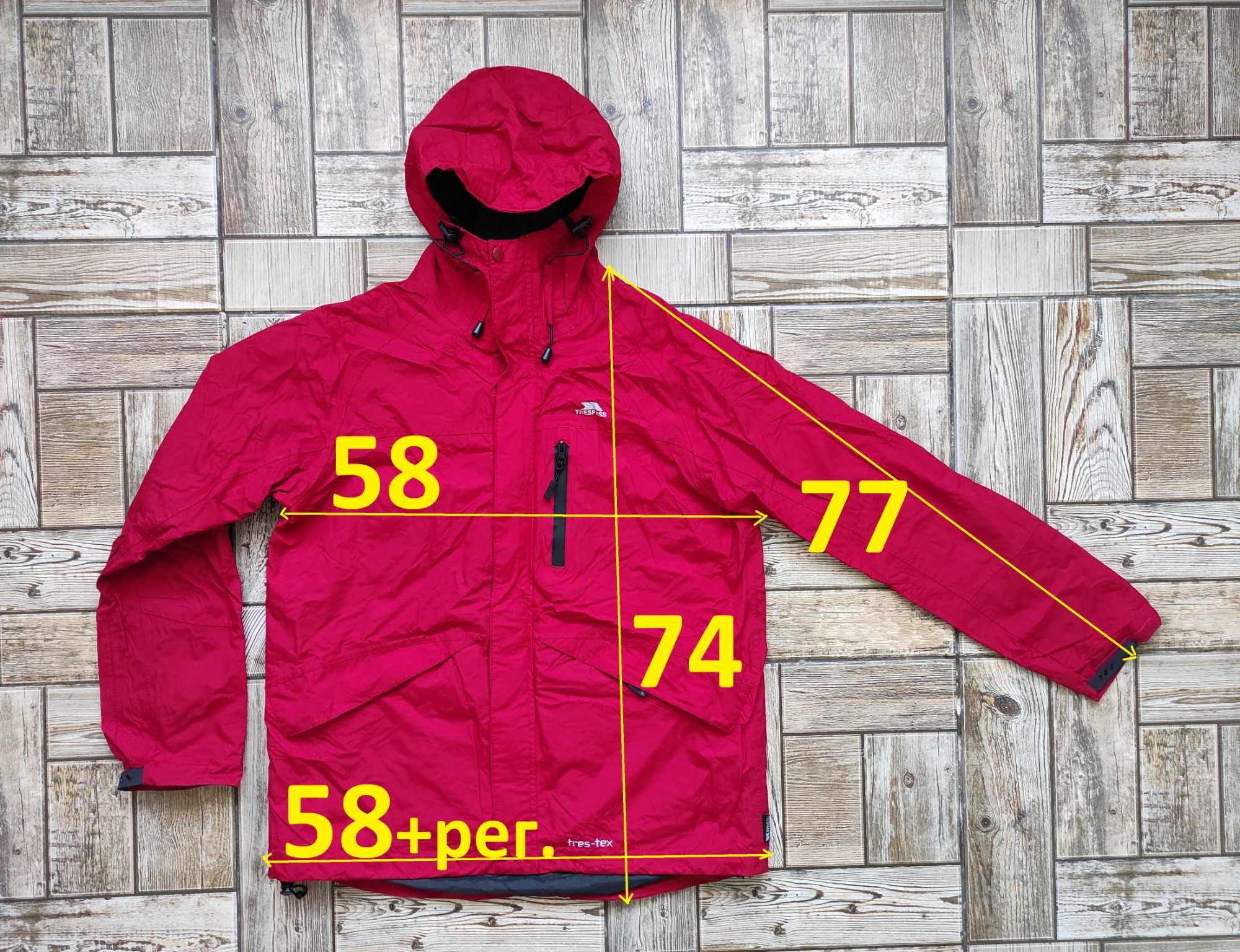 Непроникна куртка вітровка дощовик Trespass Corvo Jacket 5000 mm