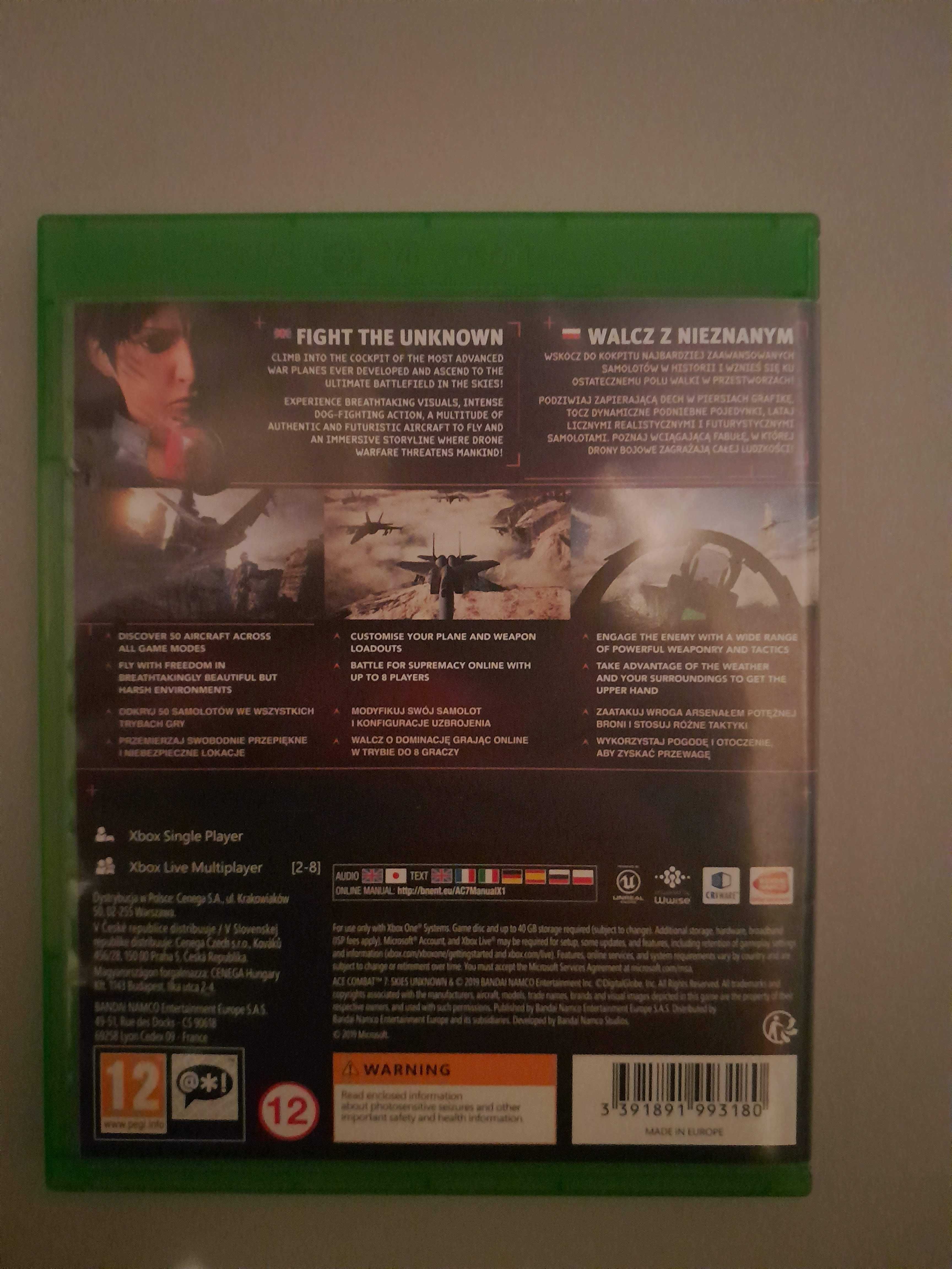 Ace Combat 7 Skies Unknown gra na XBOX ONE - po polsku