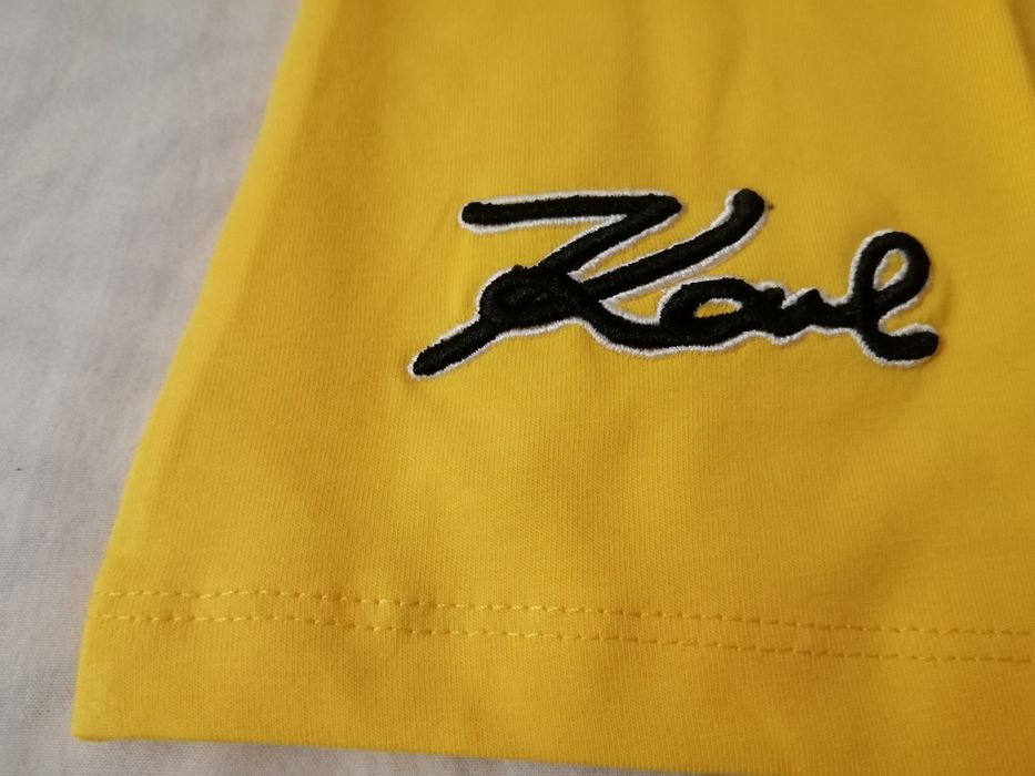 NOWA damska koszulka Karl Lagerfeld t-shirt KL bluzka ikonik xxl 44