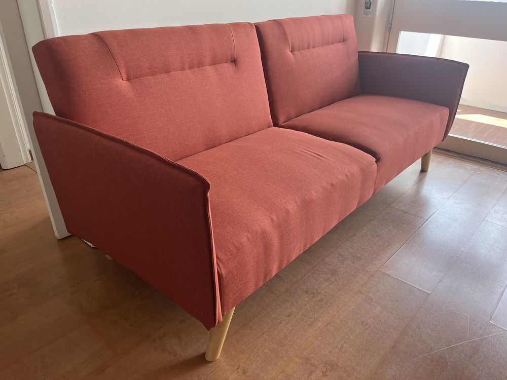 Sofá-cama 3 lugares como novo