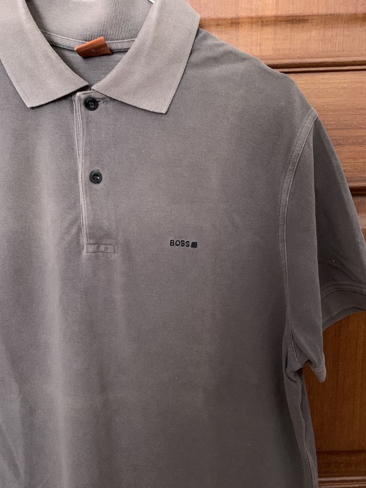 Polo Hugo Boss Castanho