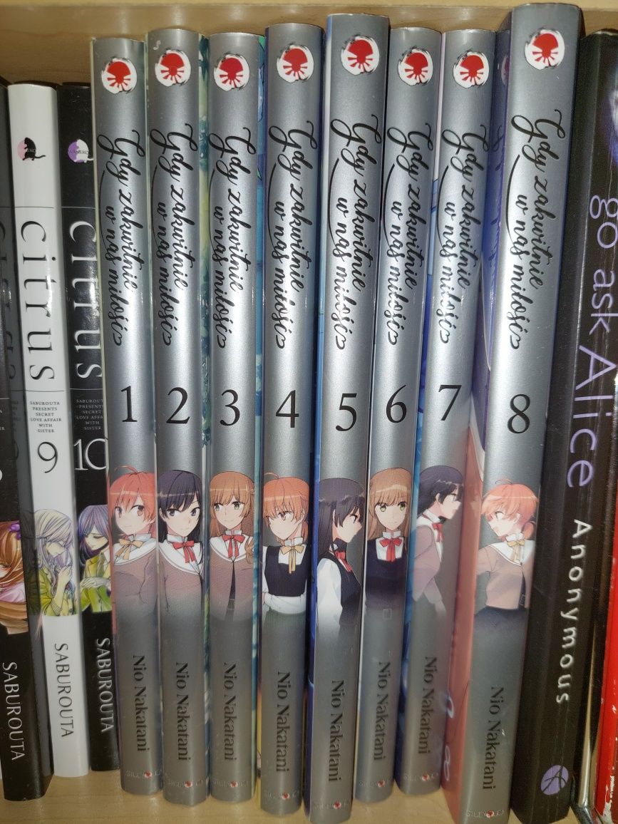 gdy zakwitnie w nas miłość manga yuri otaku 1 do 8 tomów pełna cała