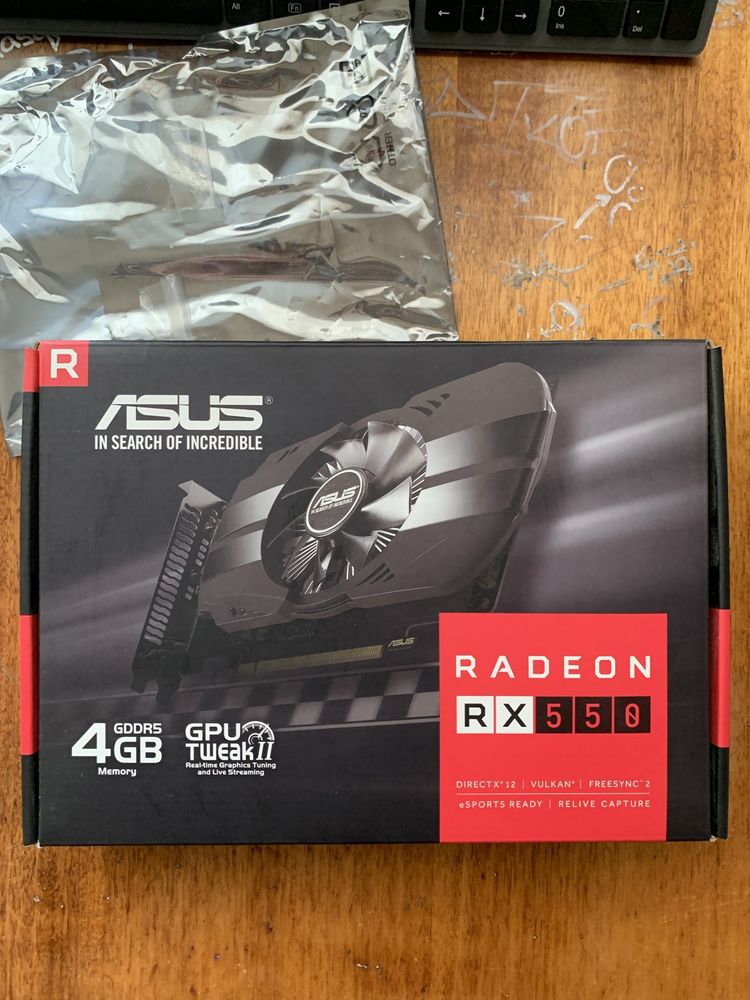 Відеокарта Asus Radeon rx 550 4gb