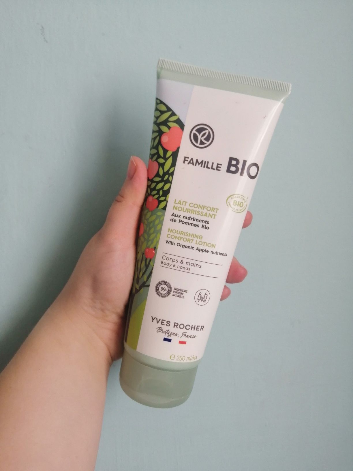 Nowe mleczko / balsam do ciała i dłoni Yves Rocher Familie BIO 250ml