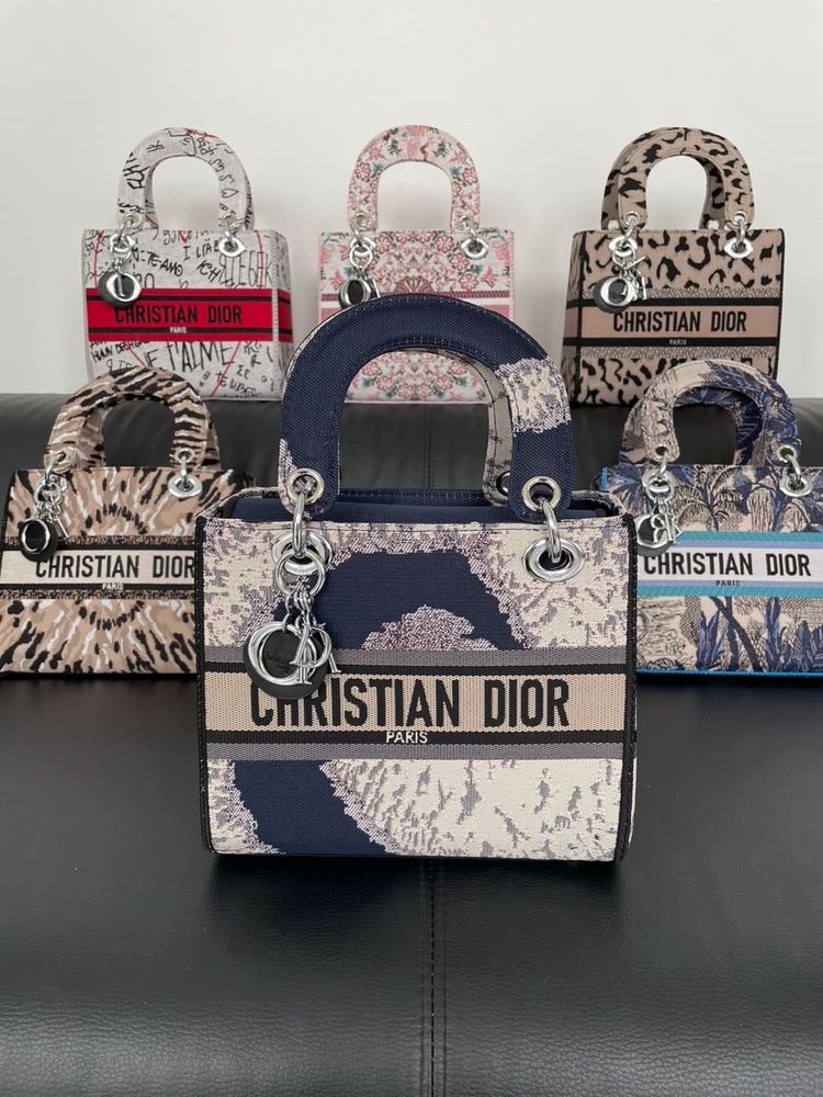 Torebka Christian Dior lady d lite blue