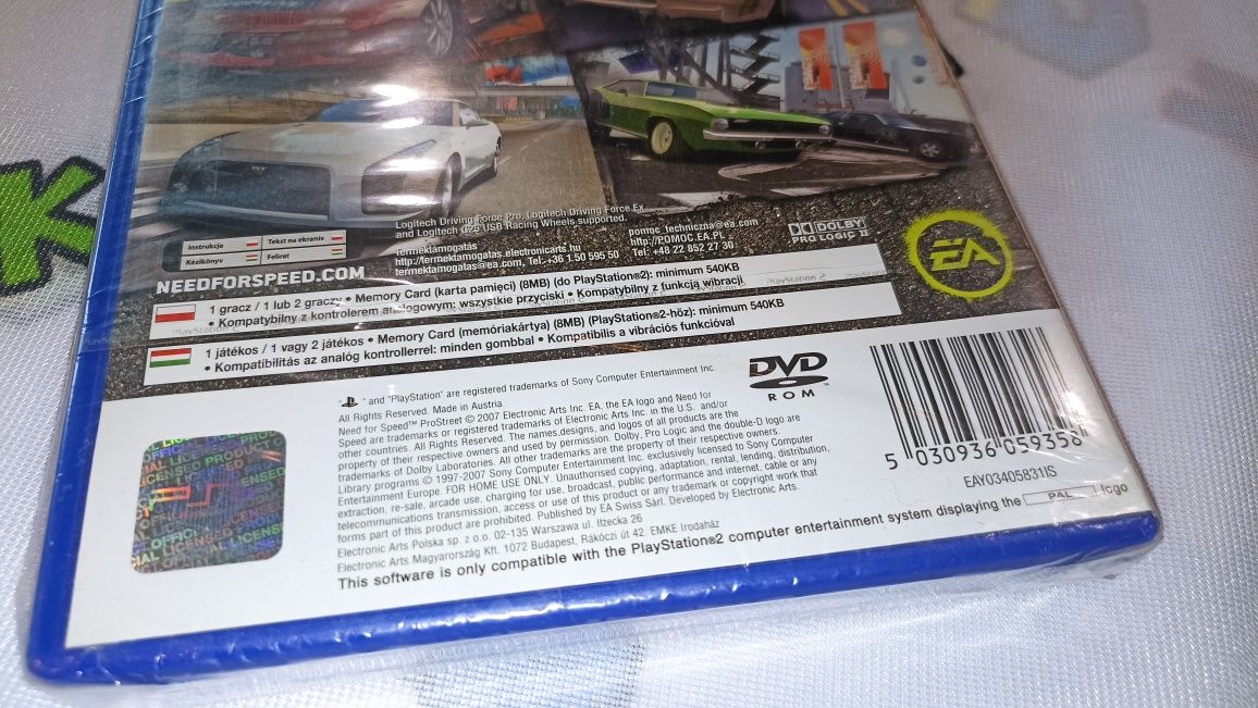 Need For Speed Prostreet PS2 PL (nowa rzadkość) sklep zamiana