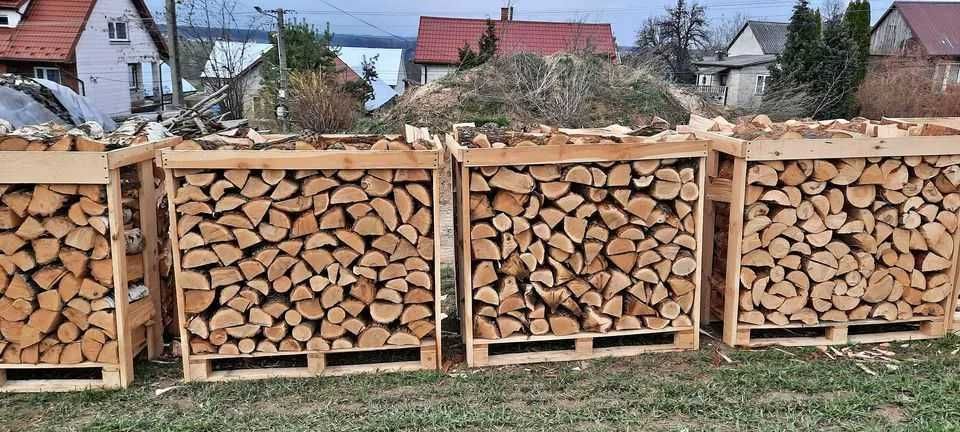 SUCHE DREWNO opałowe  Dąb, Grab, Sosna, Brzoza KOMINKOWE
