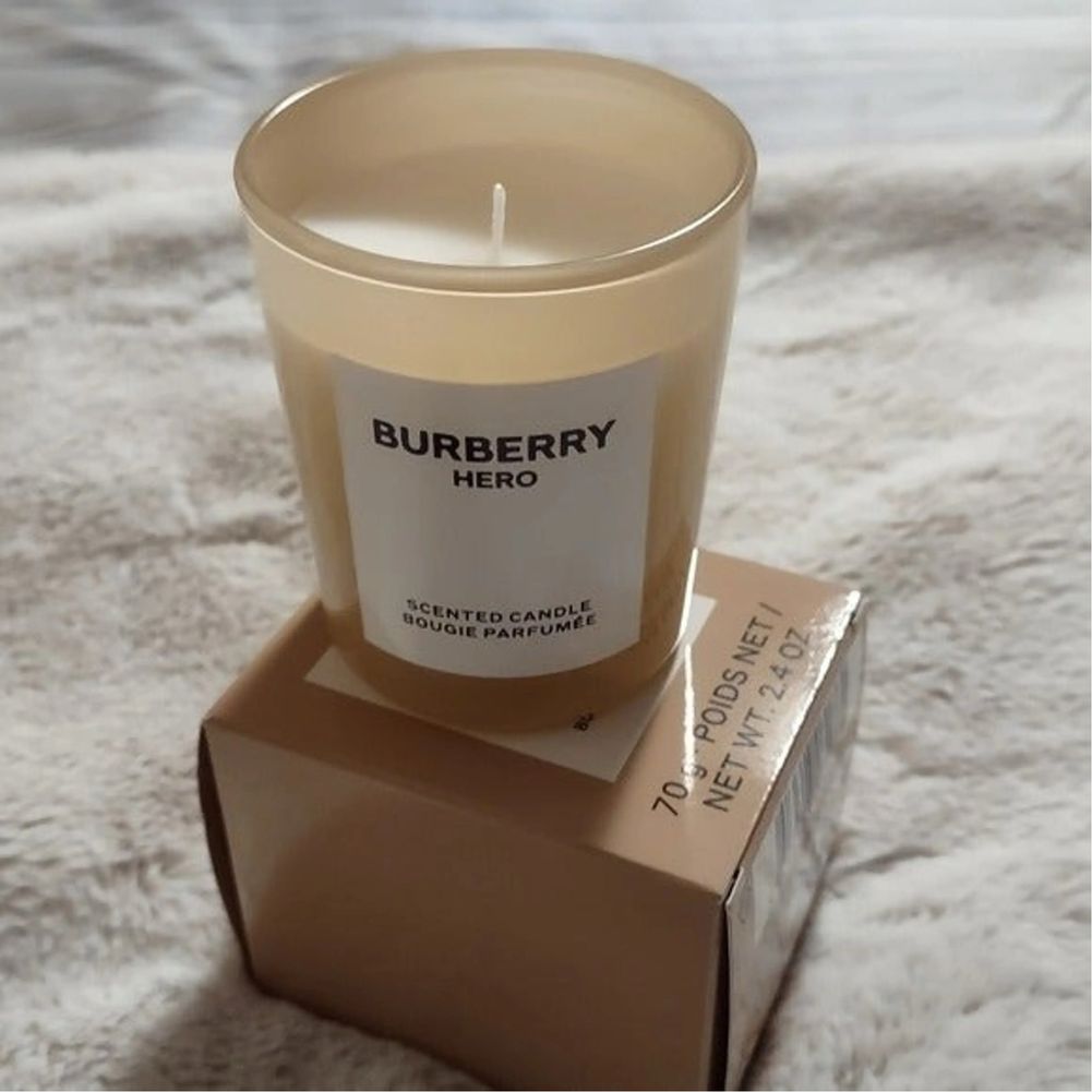 Свічка парфумована burberry hero, парфумированная свеча burberry hero