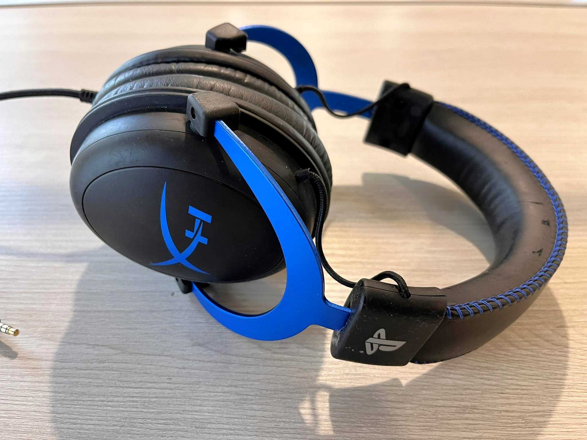 Słuchawki nauszne HyperX Cloud - Gaming Headset - PS4 PS5 (Black-Blue)