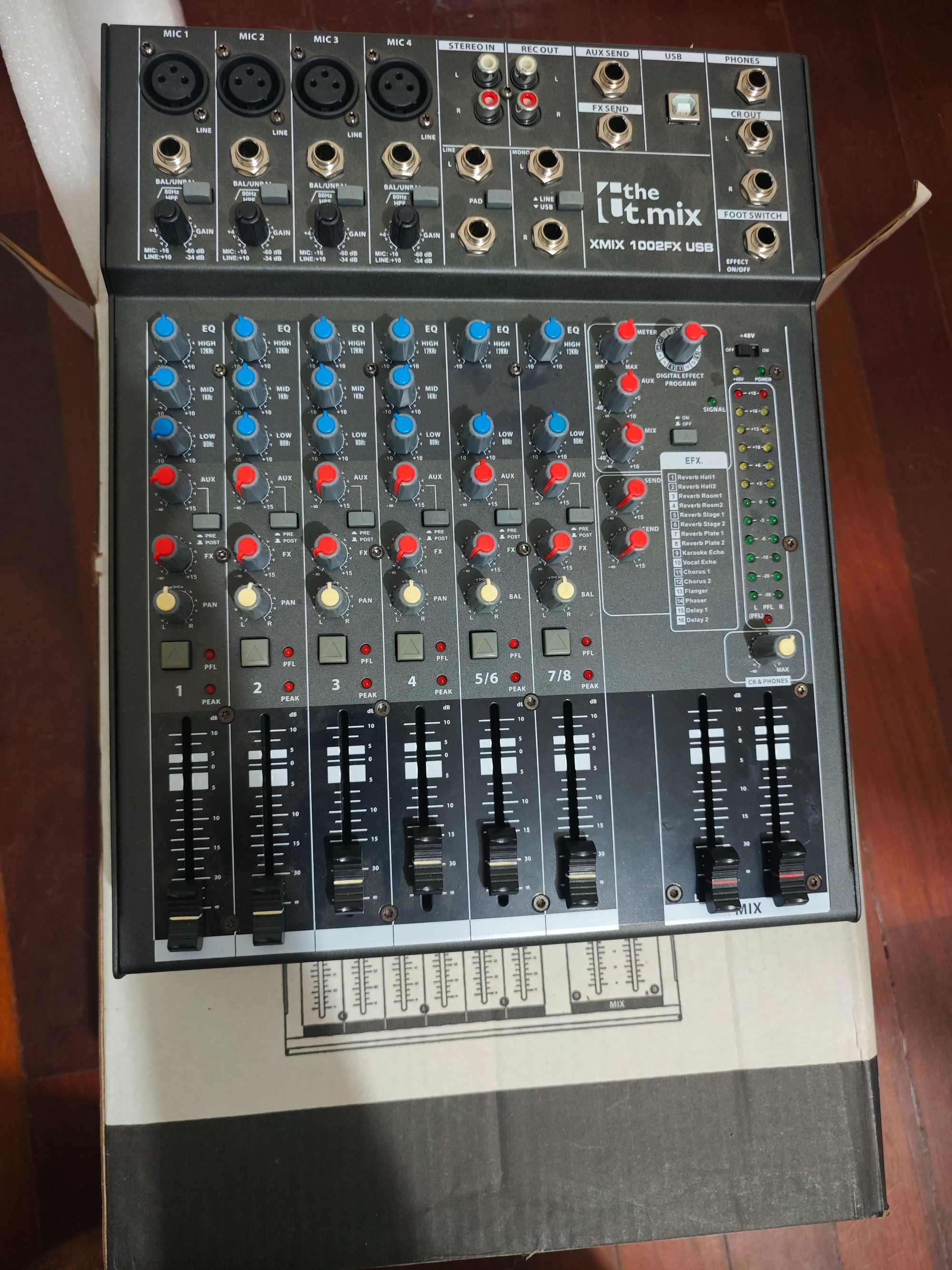 Mesa mistura the t.mix xmix 1002 FX USB
