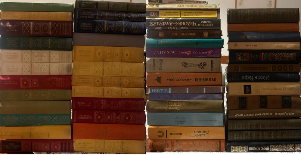 КНИГИ 856 шт.+ полиці зі склом 6 шт.