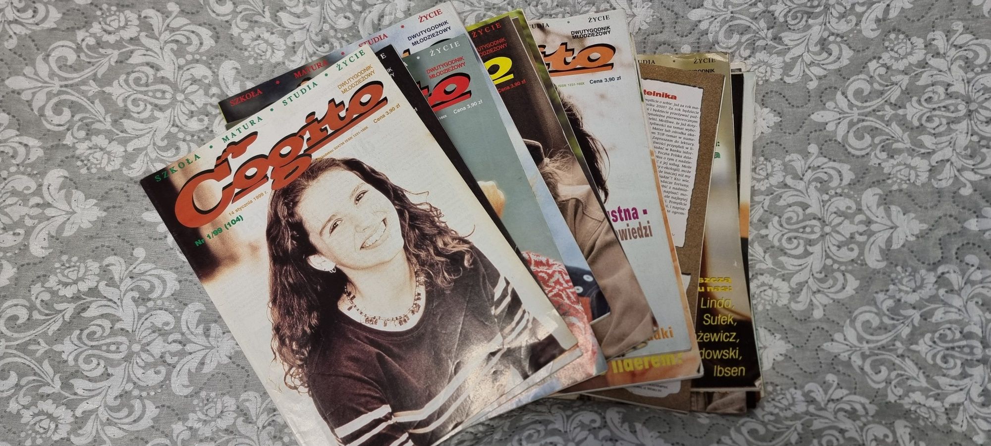 Cogito czasopismo rocznik 1999 zestaw 21 numerów