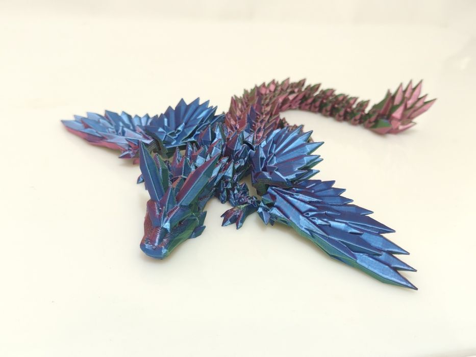 Smok zabawka 3D ruchome elementy idealny na prezent