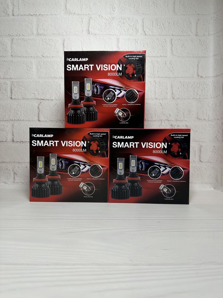 Led автолампы CARLAMP Smart Vision H1 H3 H4 H7 H11 H13 HB3 HB4 HB5