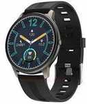 Smartwatch LW11 kroki tętno ciśnienie O2 powiadomienia PL czarny