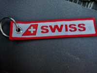 Przywieszka SWISS, keychain, lotnicza