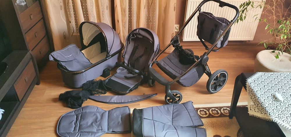 Wózek 2w1 Muuvo quick 3.0 , gondola + spacerówka + torba + dodatki