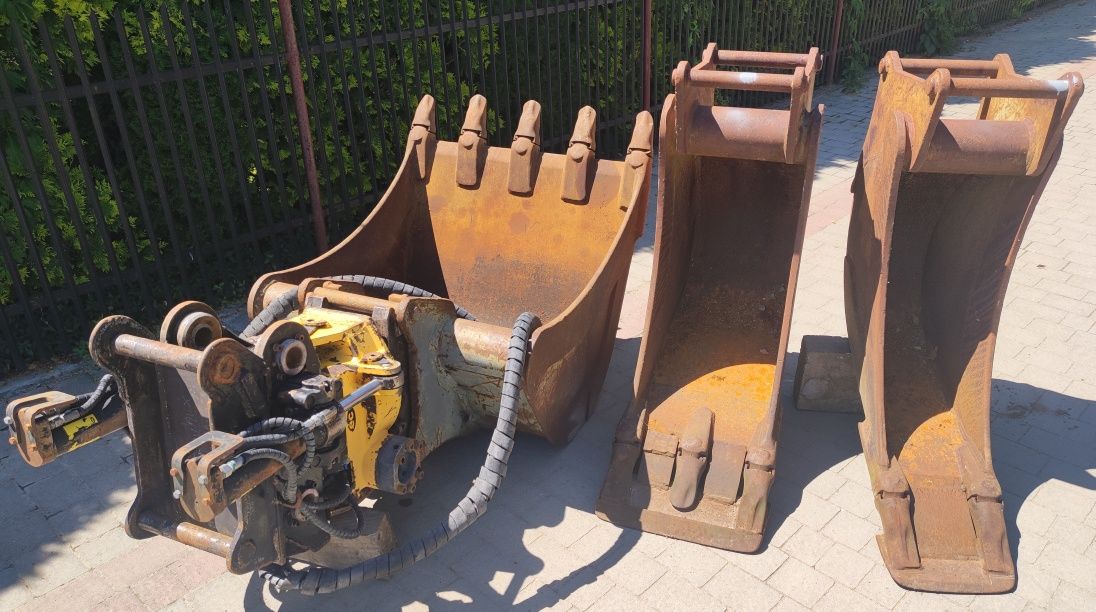 Rototilt Rotator Głowica Obrotowa Engcon EC10 Łyżka do Koparki 3szt