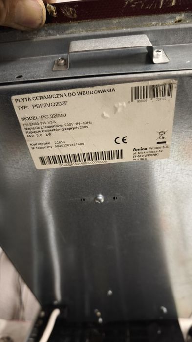 Płyta ceramika 2 palniki