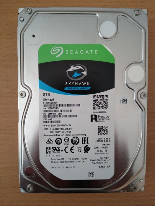 Dysk twardy SATA 8TB Seagate SkyHawk