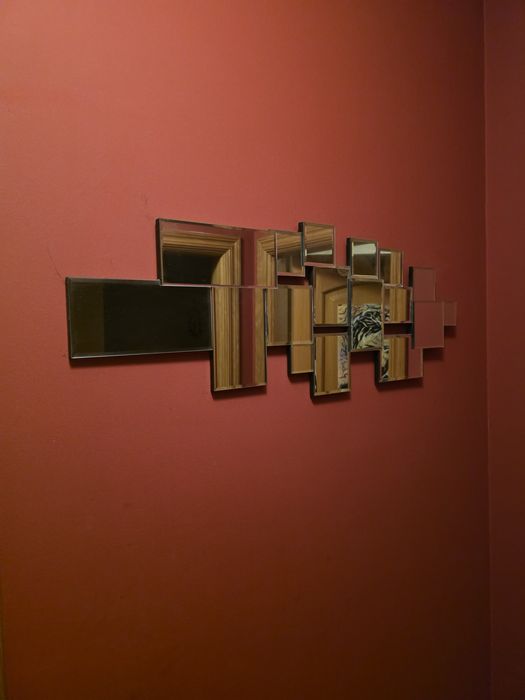 Mesa de sala em vidro preto com 4 cadeiras