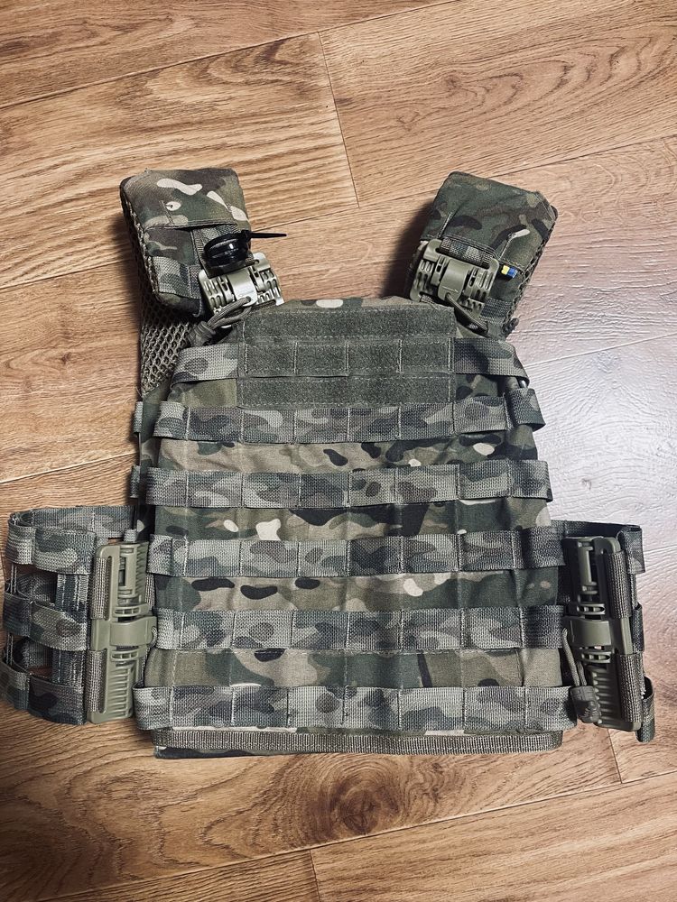Плитоноска БЕЗ ПІДСУМКІВ на швидкозкидах cordura irr пропитка