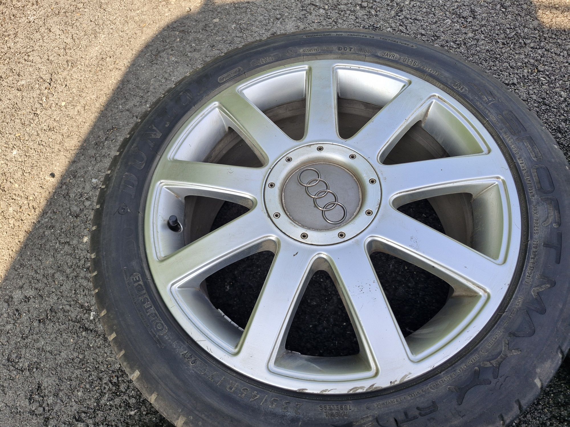 Felgi aluminiowe 17" ET43 5x112 Audi A3 A4 A6 A8 VW Passat Golf T4
