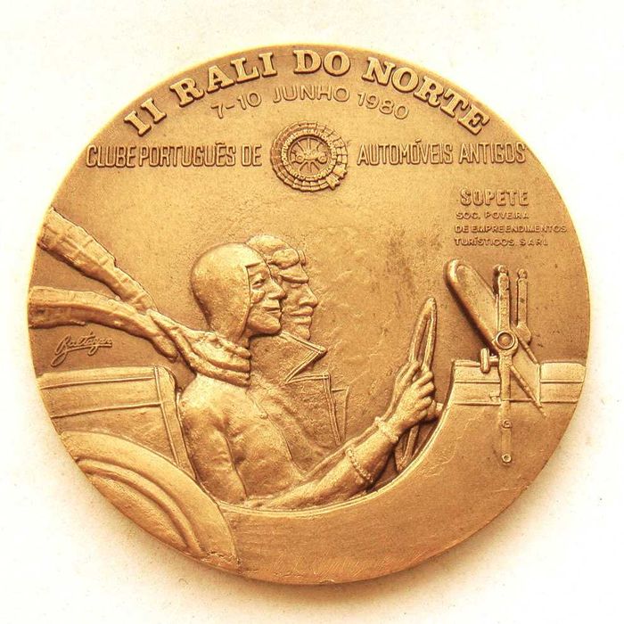 Medalha de Bronze II Rali do Norte Clube de Automóveis Antigos 1980