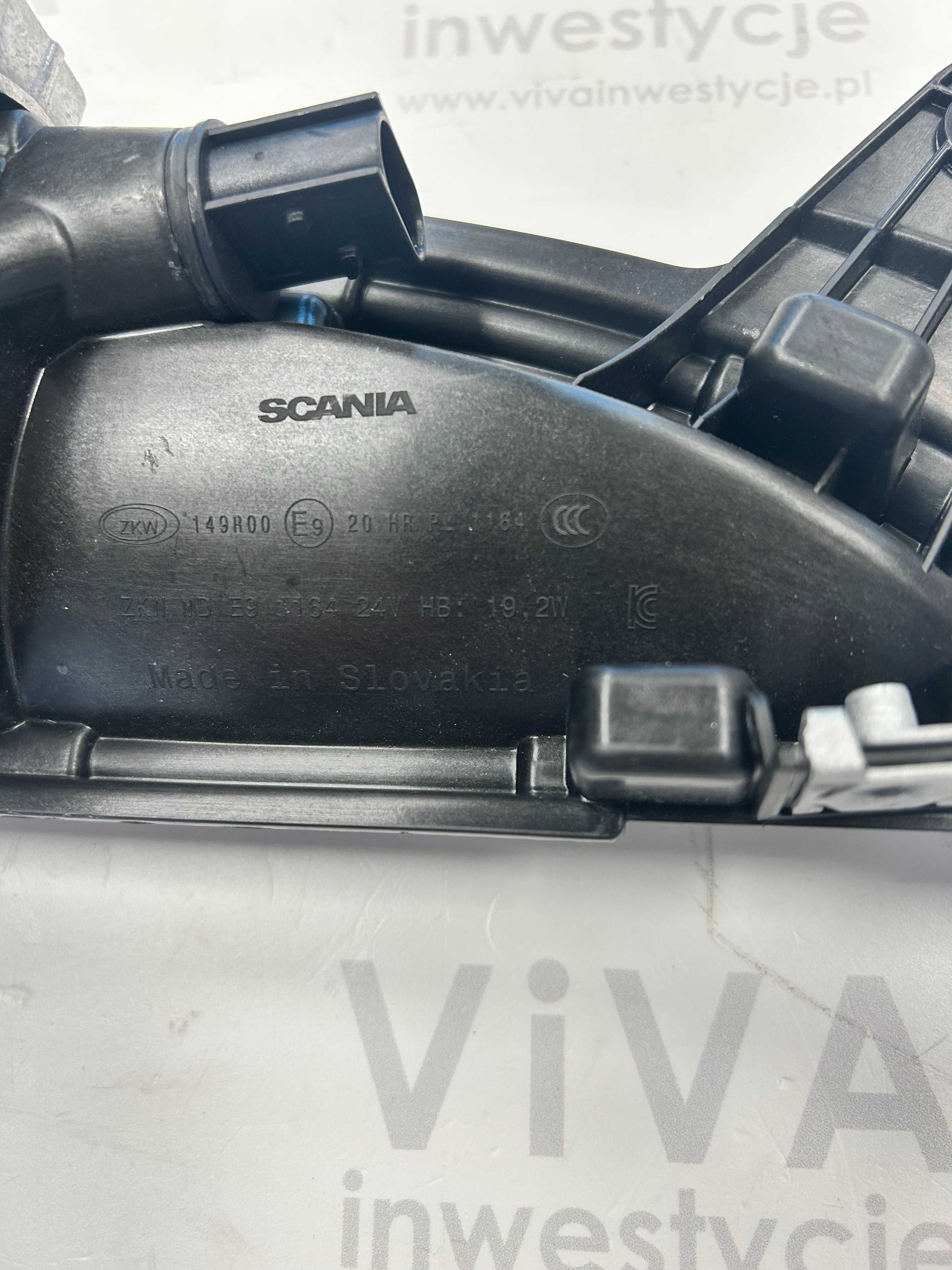 Scania OE halogen LED dalekosiężny lewy 294.8555