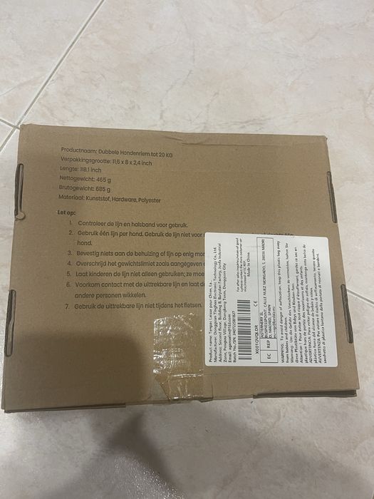 Trela dupla com lanterna (Não enterlaça)
