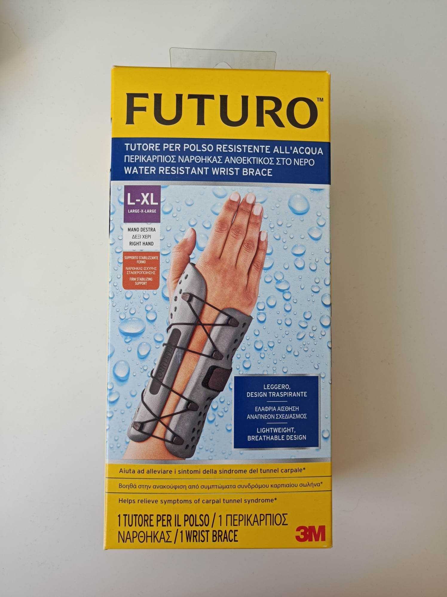 Stabilizator nadgarstka wodoodporny - FUTURO (ręka prawa)