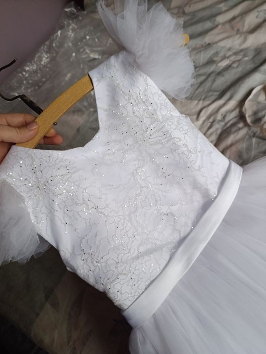 Плаття біле , сукня сніжинки .