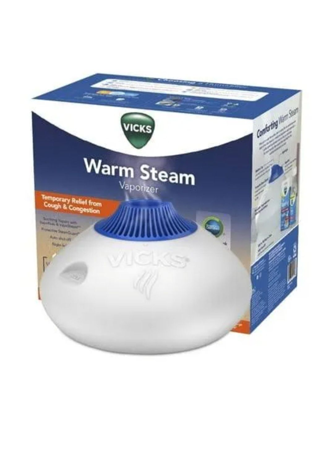 Nowy nawilżacz powietrza parowy Vicks Warm Steam inhalator