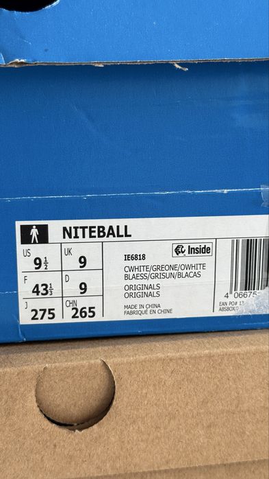 Чоловічі кросівки Adidas NITEBALL (IE6818) original!