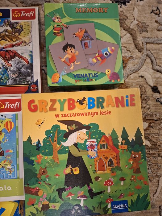 Gry i puzzle, stan idealny