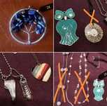 Colares de mulher, choker, pendentes