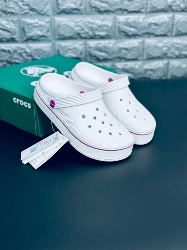 Шлепанцы женские Crocs Пляжные сабо кроксы сланцы тапочки Топ продаж!