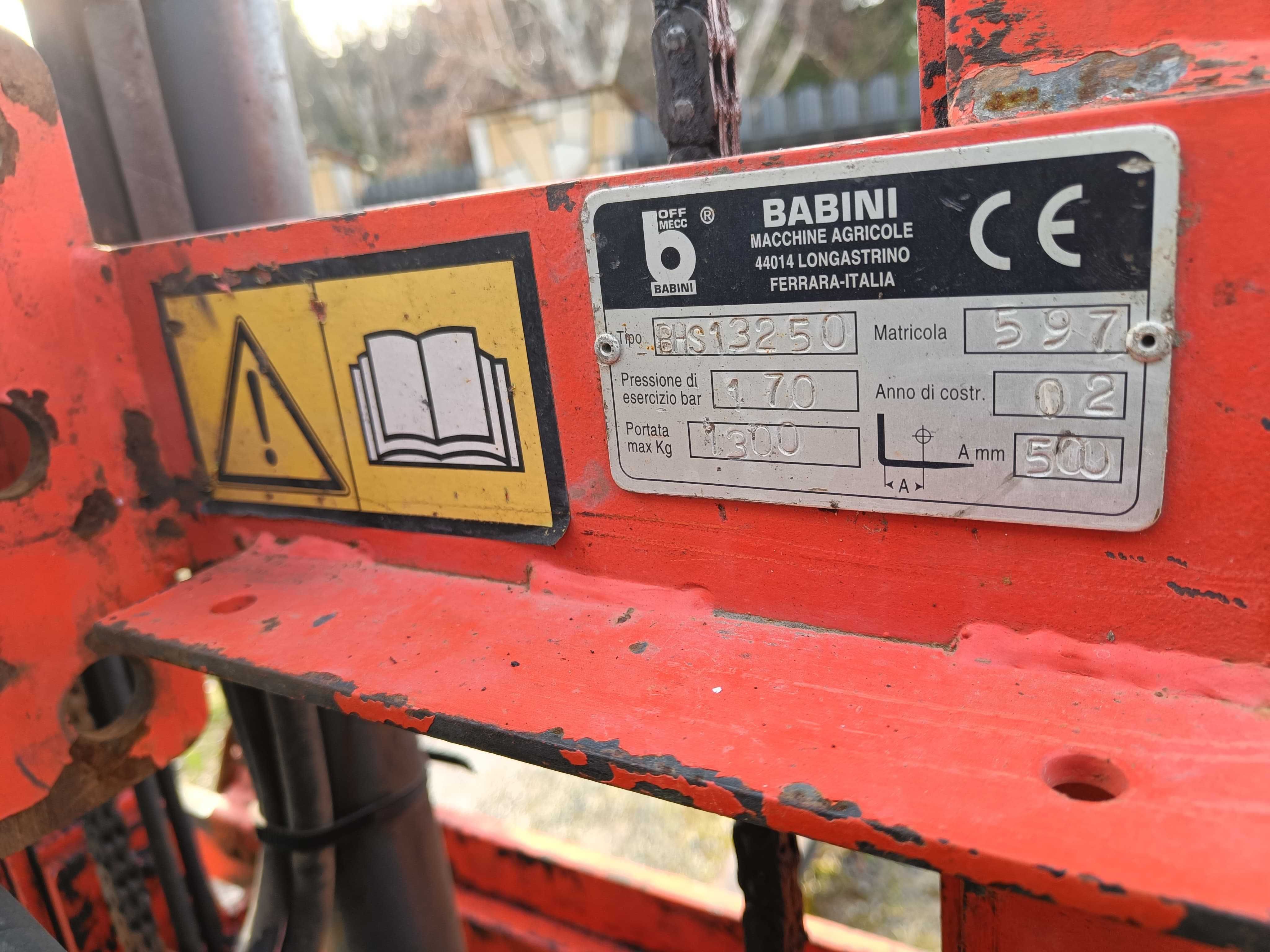 maszt do ciągnika, maszt sadowniczy - włoski Babini