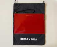 Clutch vermelha e branca Bimba y Lola nova