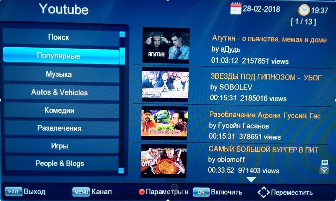 Цифровой Т2 тюнер World Vision T624D2+YouTube+Megogo+TikTok +IPTV+AC3