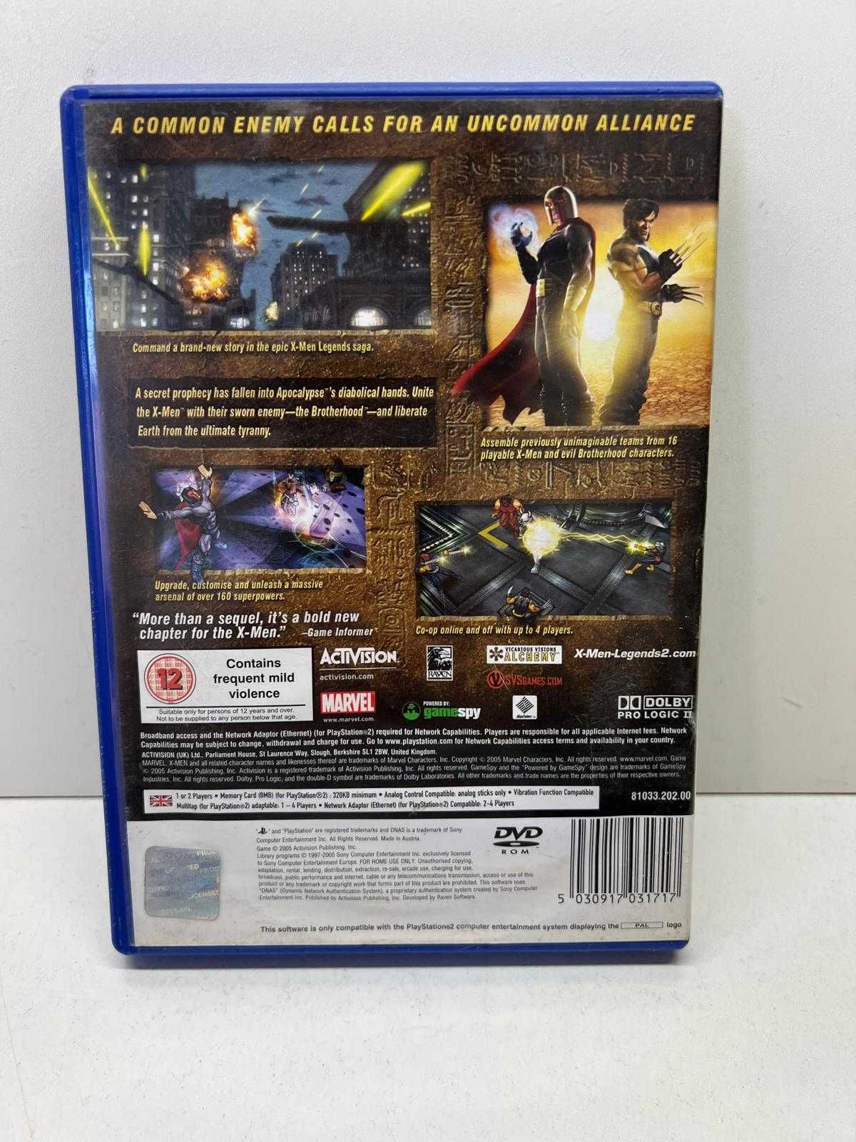 PS2 - X-Men Legends II: Rise Of Apocalypse (ctt editorial grátis)