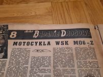 Gazeta MOTOR - badanie drogowe motocykl WSK M06-Z z 1959 roku