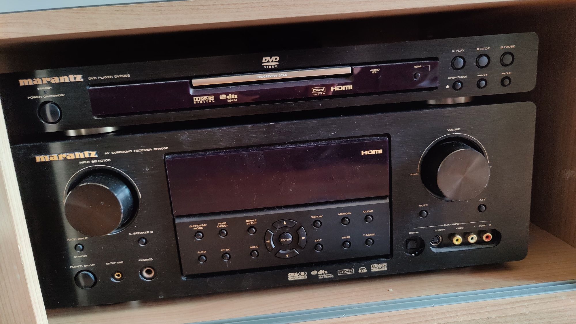 Amplituner Marantz SR4002 + DVD DV3002