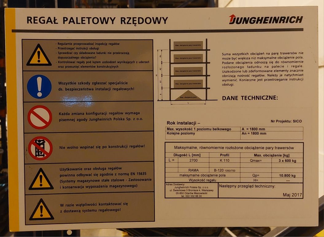 Regały magazynowe
