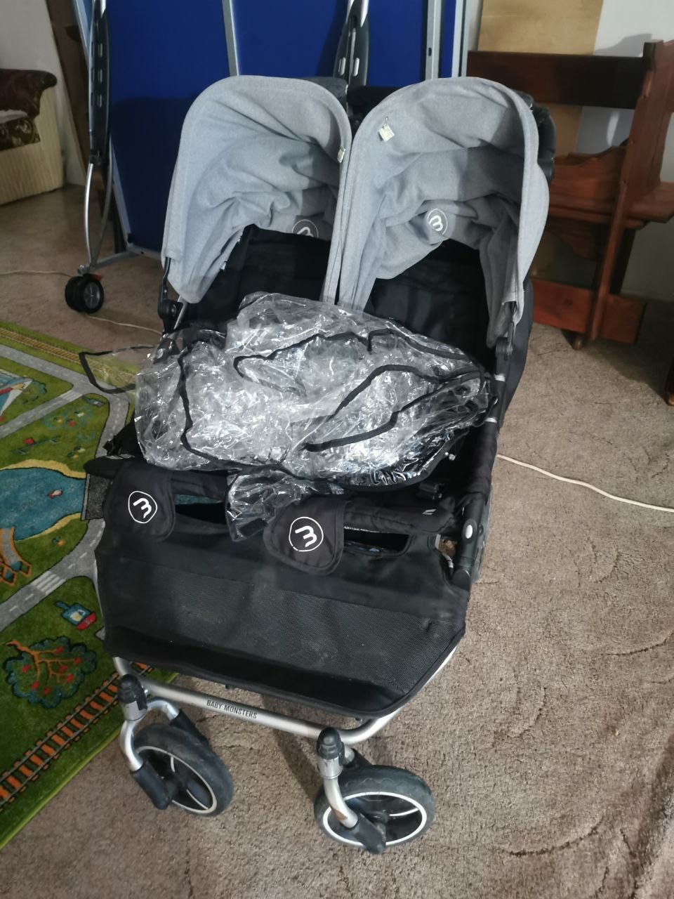 Коляска для двійні baby monsters easy twin